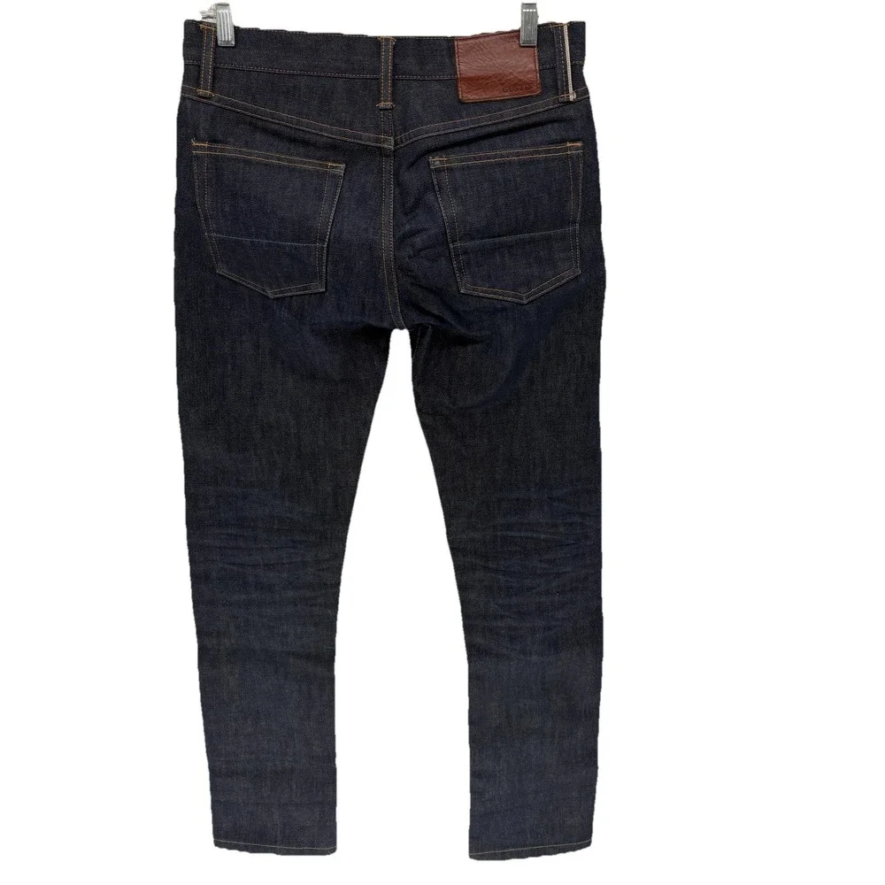 Gustin Selvedge Denim Jeans Raw Selvedge Skinny Fit Button Fly USA Men 30x30